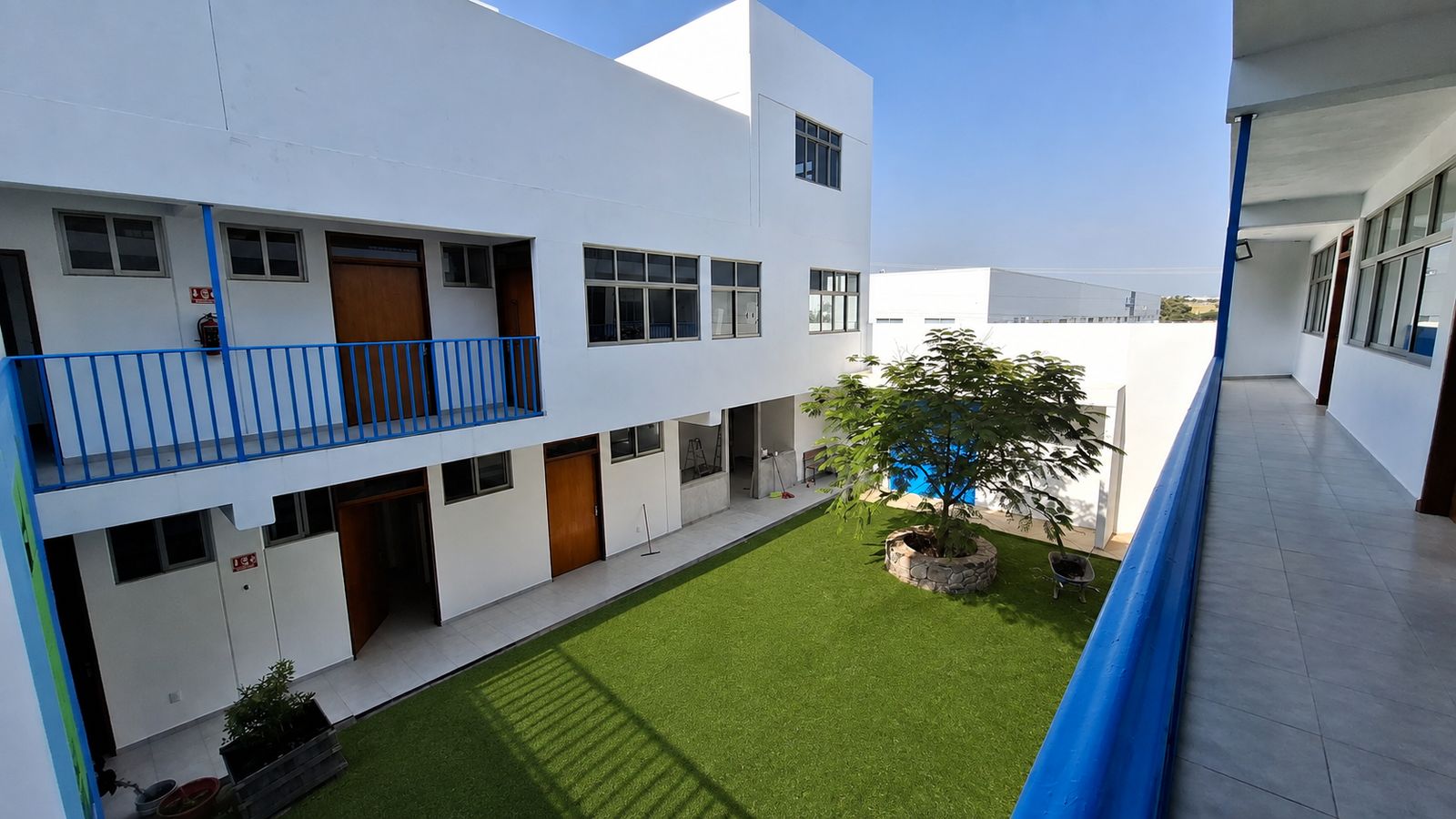 &Aacute;reas verdes de la primaria en Corregidora